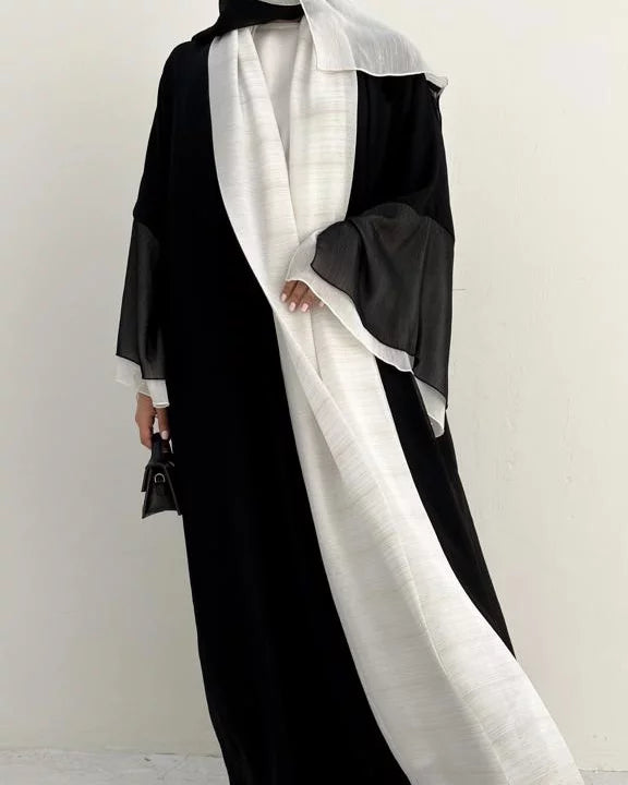 ميوز – شيفون مخطط أبيض