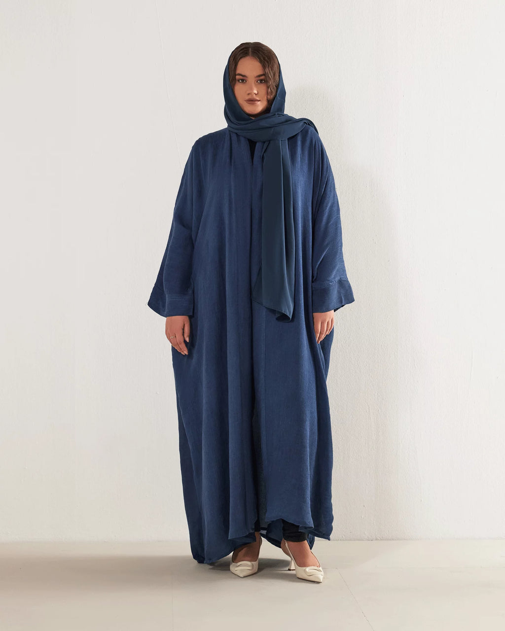 منتج رائج ★ بنطال جينز أزرق من الكتان الناعم