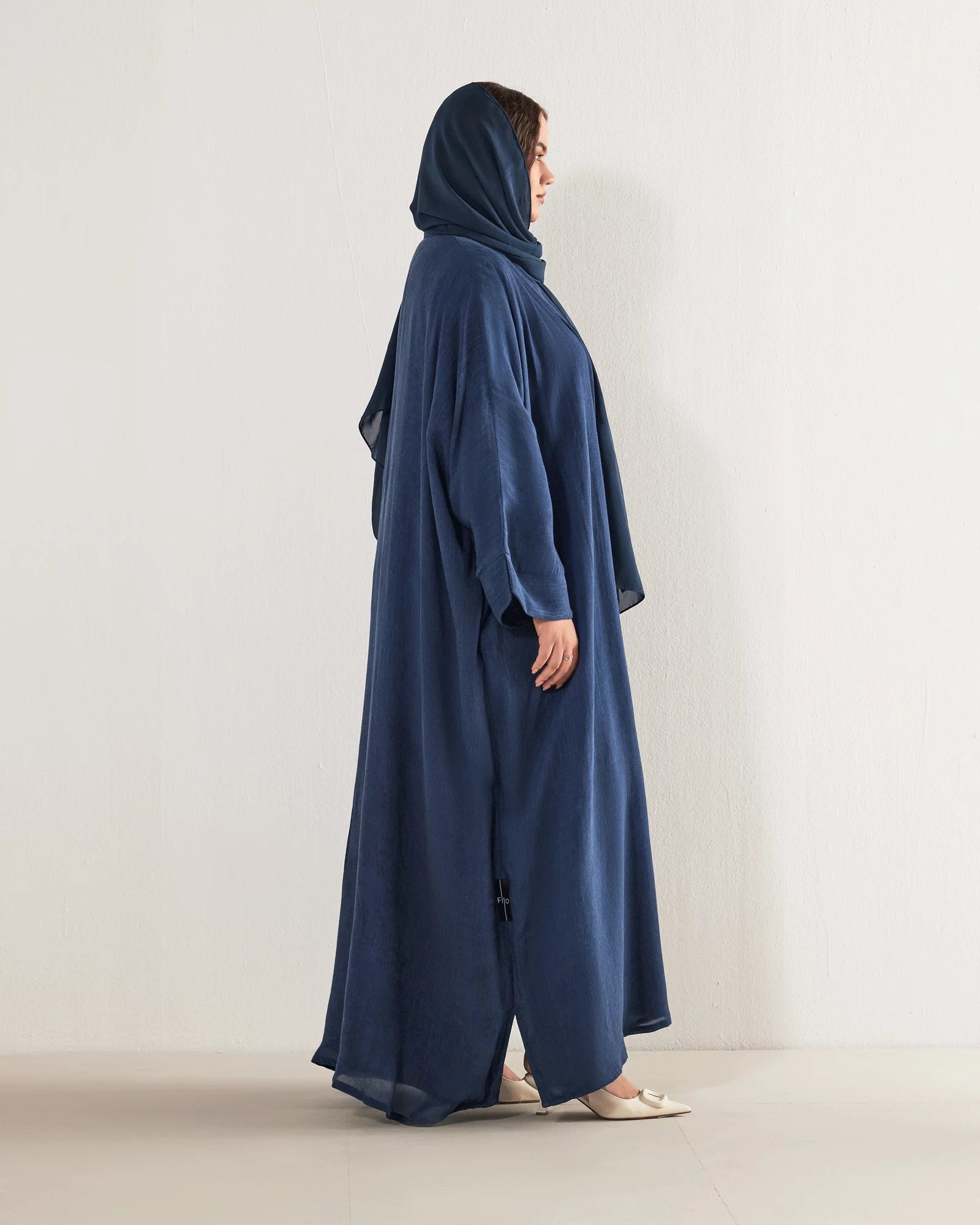 منتج رائج ★ بنطال جينز أزرق من الكتان الناعم