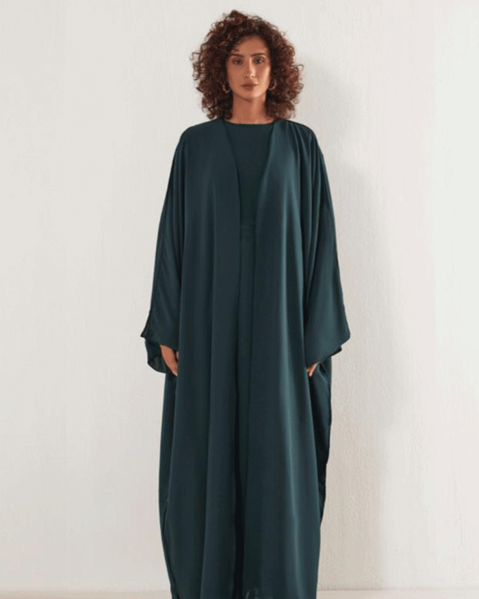 M1 dark green - Hot Item ★ Stripped chiffon - dark green ( RTW ) 1