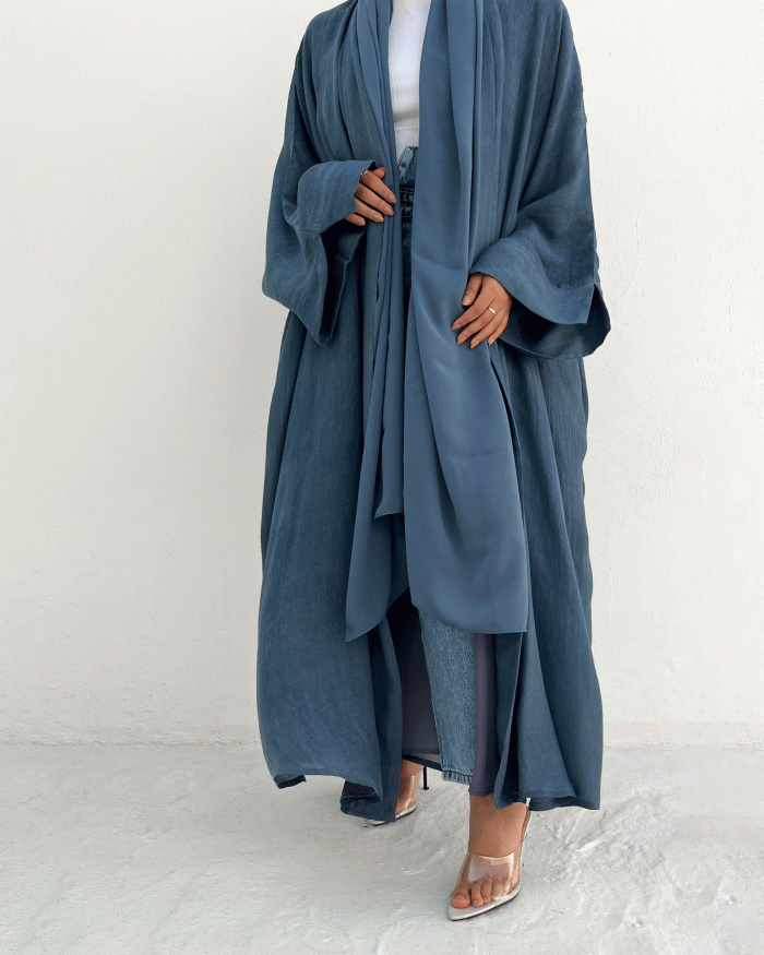 SS1 Dark Blue 1 2 - Soft Linen Dark Blue ( RTW ) 1