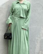 Travel set - The Mint Cropped Shirt
