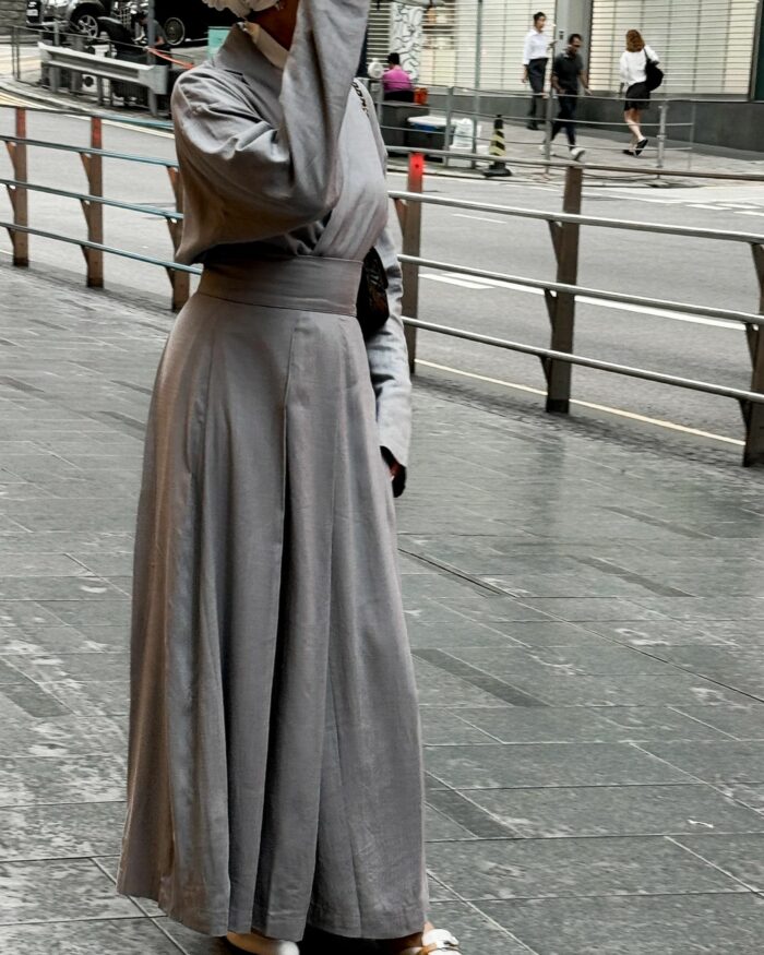 Travel set - The Grey Wrap Shirt - Image 1